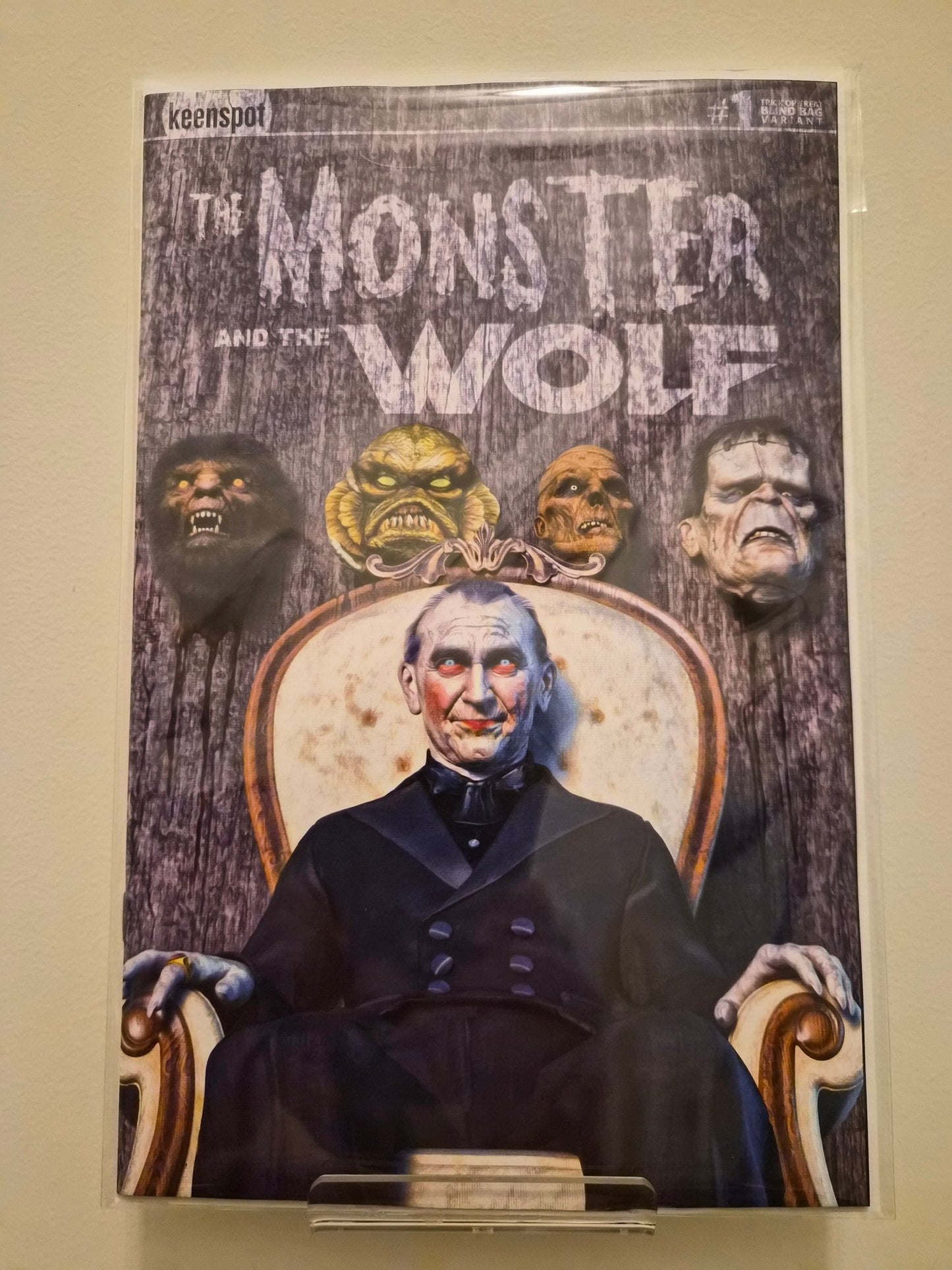 Mark Spears Monsters: The Monster and the Wolf 1 Mark Spears Trophy Room Variant - Comic Showcase Shop