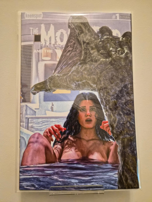 Mark Spears Monsters: The Monster and the Wolf 1 Mark Spears Nightmare on Elm Street Variant - Comic Showcase Shop