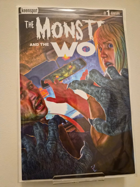 Mark Spears Monsters: The Monster and the Wolf 1 Mark Spears Werewolf By Night Homage Variant - Comic Showcase Shop