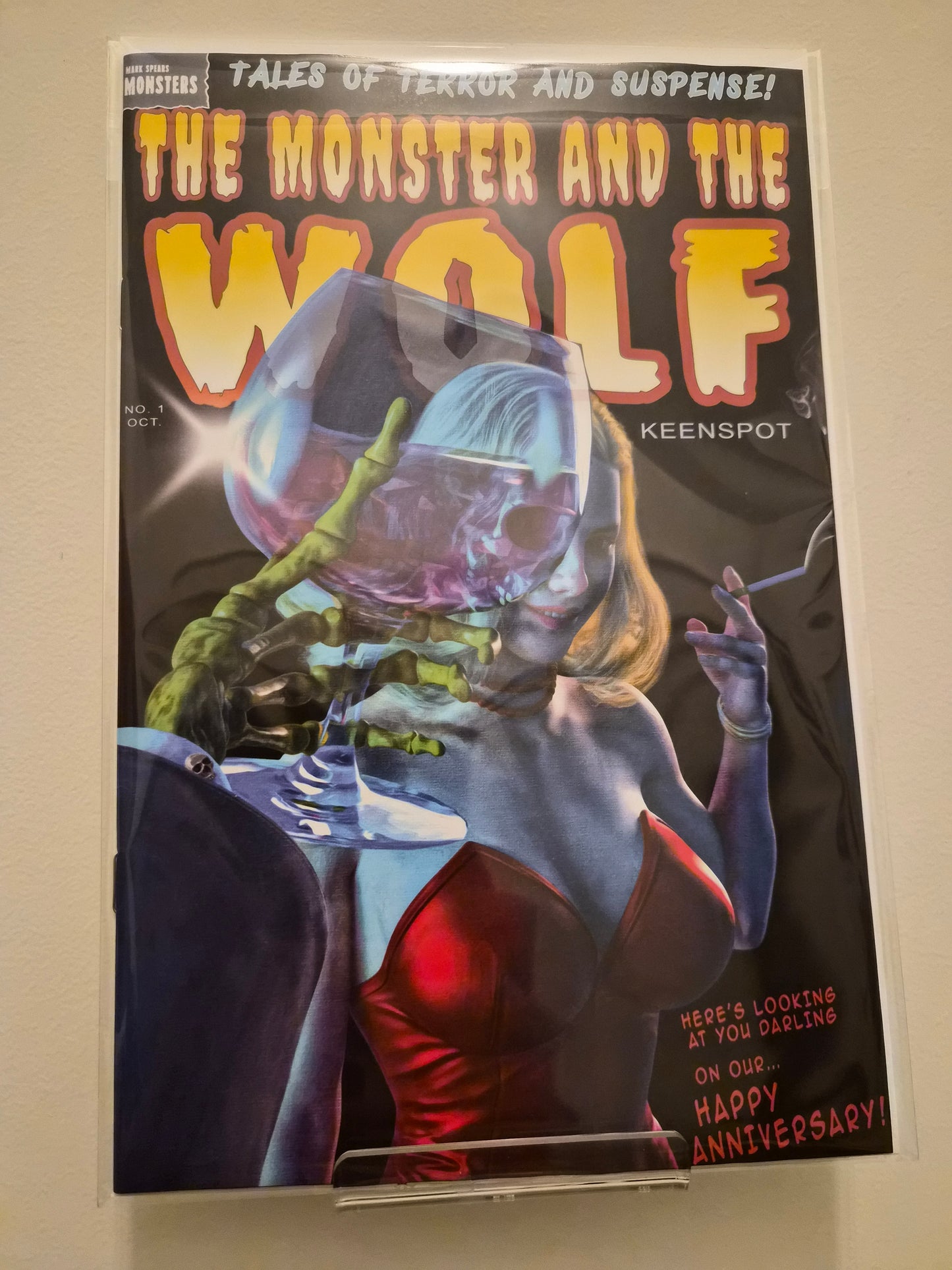Mark Spears Monsters: The Monster and the Wolf #1 Mark Spears Chamber of Chills Homage Variant
