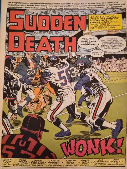 NFL SuperPro 5 - 1992 - Comic Showcase Shop