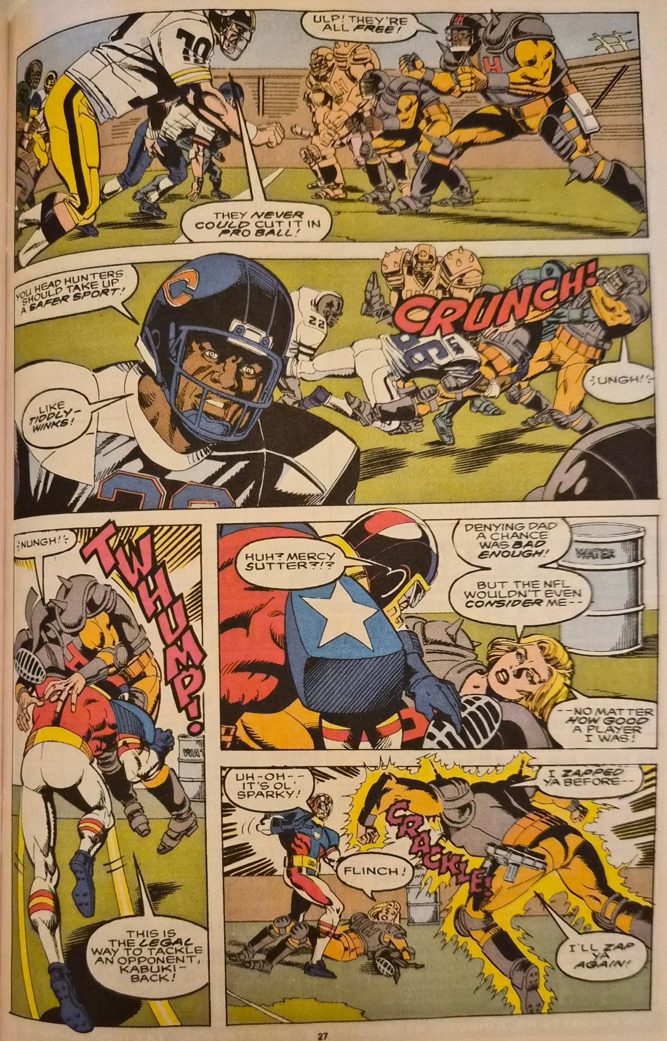 NFL SuperPro 5 - 1992 - Comic Showcase Shop