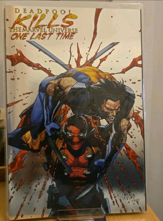 Deadpool Kills the Marvel Universe One Last Time 1 Yu Foil Variant - Comic Showcase Shop