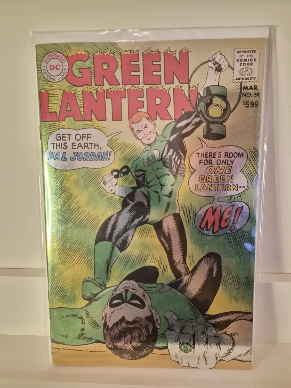 Green Lantern 59 Facsimile Edition 2024 Foil Variant - Comic Showcase Shop