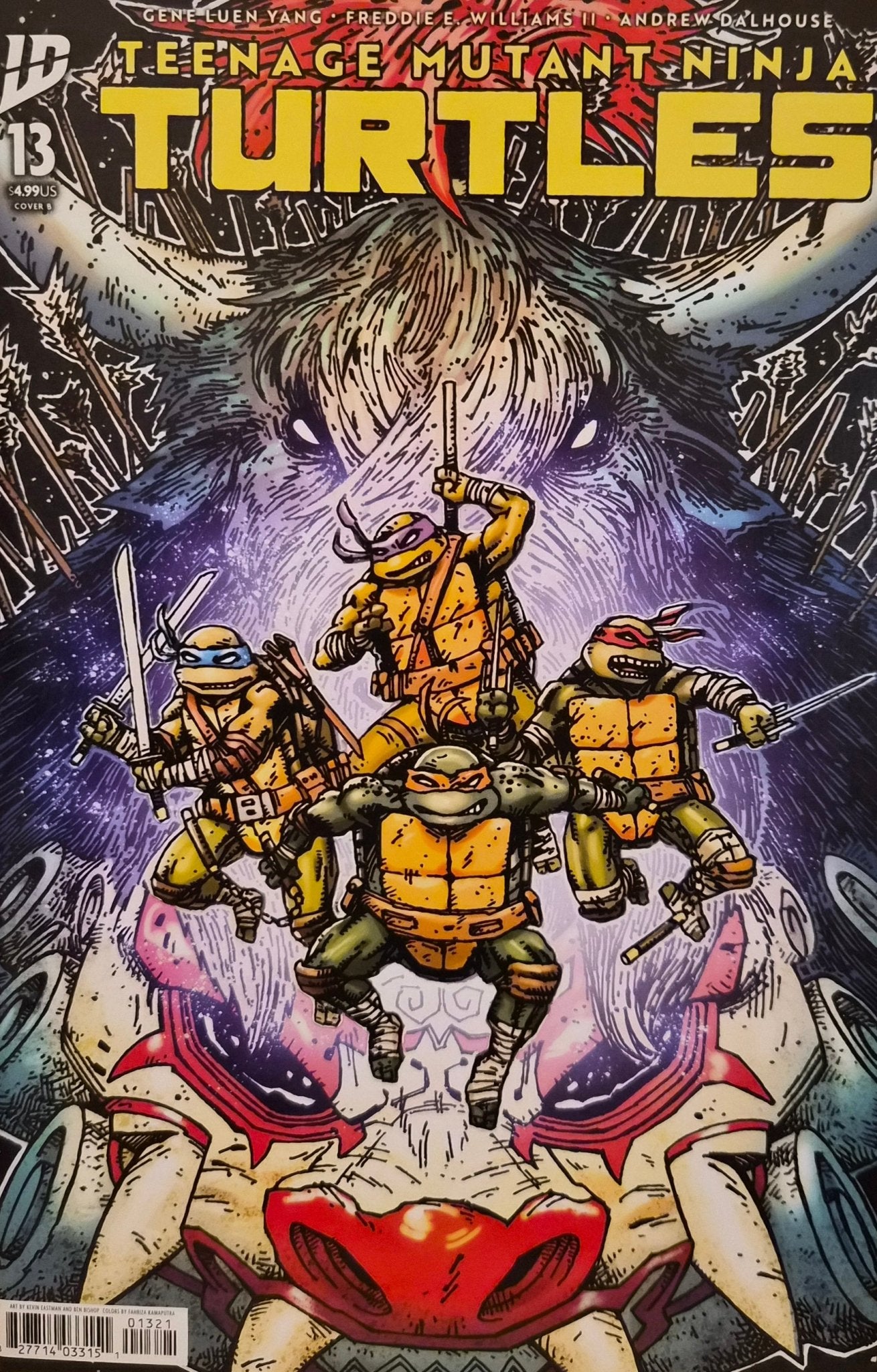 Teenage Mutant Ninja Turtles 13 Cover B Ben Bishop Variant - Comic Showcase Shop