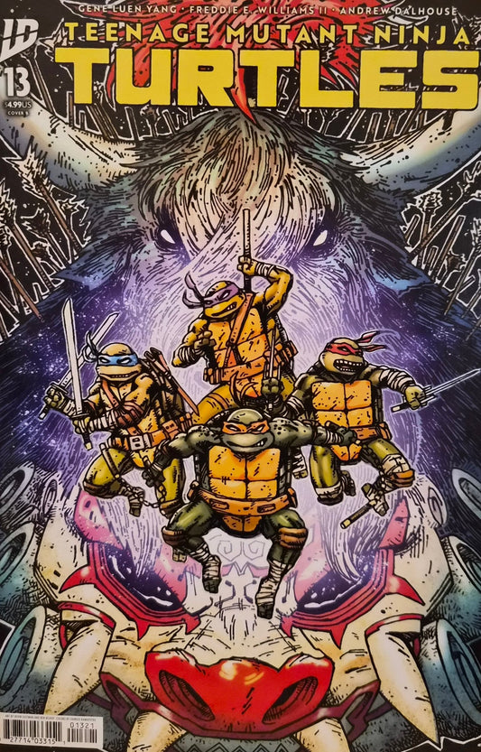 Teenage Mutant Ninja Turtles 13 Cover B Ben Bishop Variant - Comic Showcase Shop