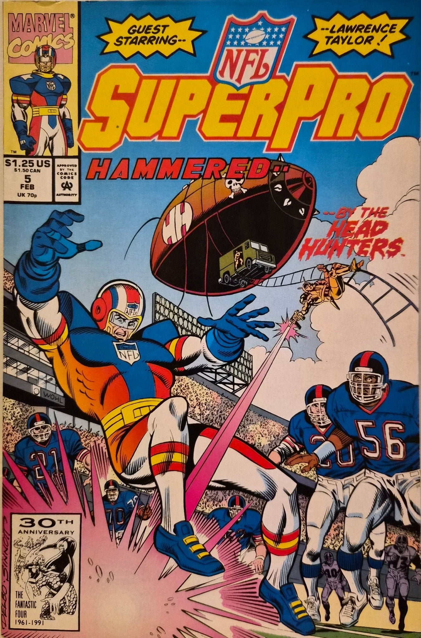 NFL SuperPro 5 - 1992 - Comic Showcase Shop