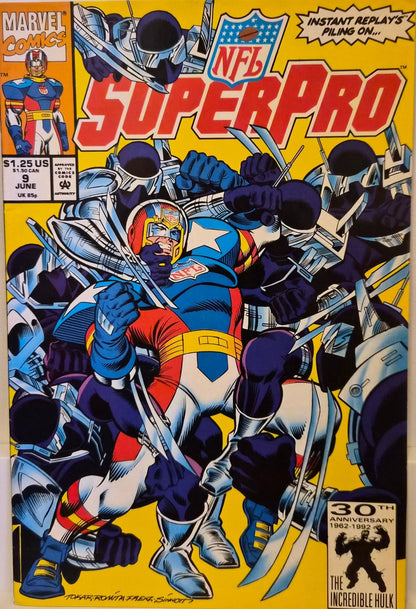 NFL SuperPro 9 - 1992 - Comic Showcase Shop