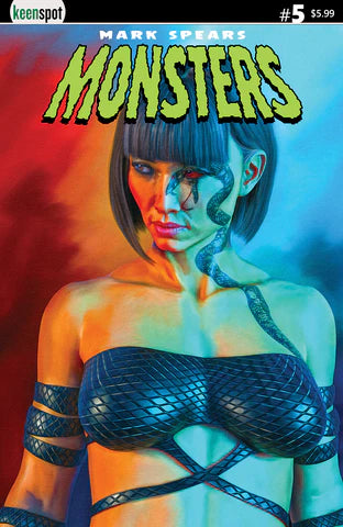 Mark Spears Monsters #5 Cover E Mark Spears Girl with Snake Tattoo Variant