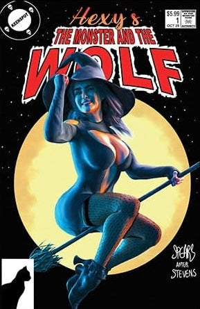 Mark Spears Monsters: The Monster and the Wolf #1 Mark Spears Hexy Homage Variant