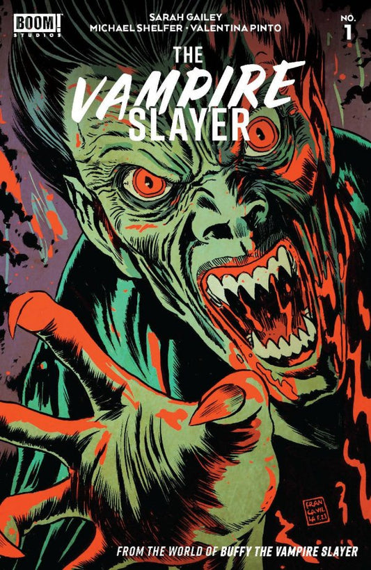 The Vampire Slayer #1 Cover B Francesco Francavilla Blood Red Foil Variant