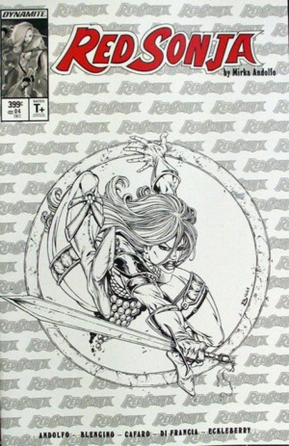 Red Sonja #4
Cover O - Jason Biggs McFarlane Homage B&W Incentive