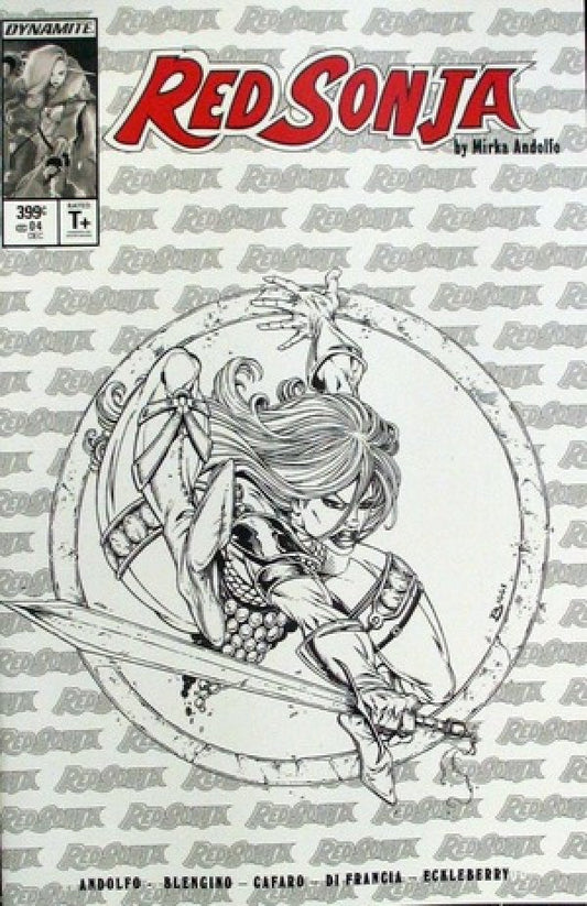 Red Sonja #4
Cover O - Jason Biggs McFarlane Homage B&W Incentive